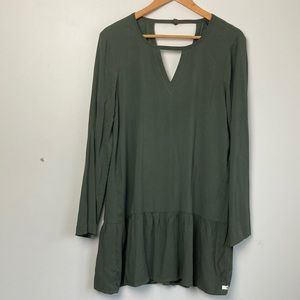 Hurley| Green Drop Waist Mini Dress sz Medium